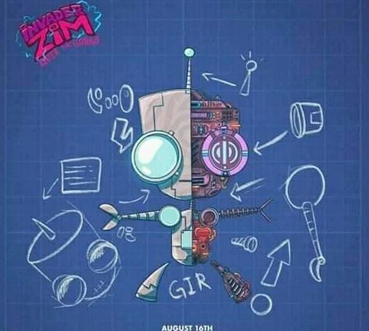 how old is Gir from Invader Zim