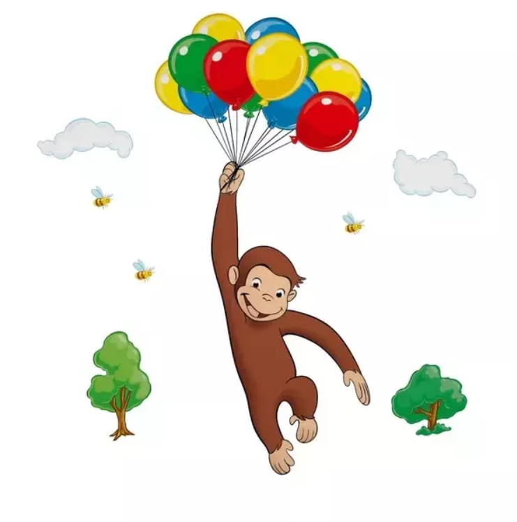 why doesn't Curious George have a tail