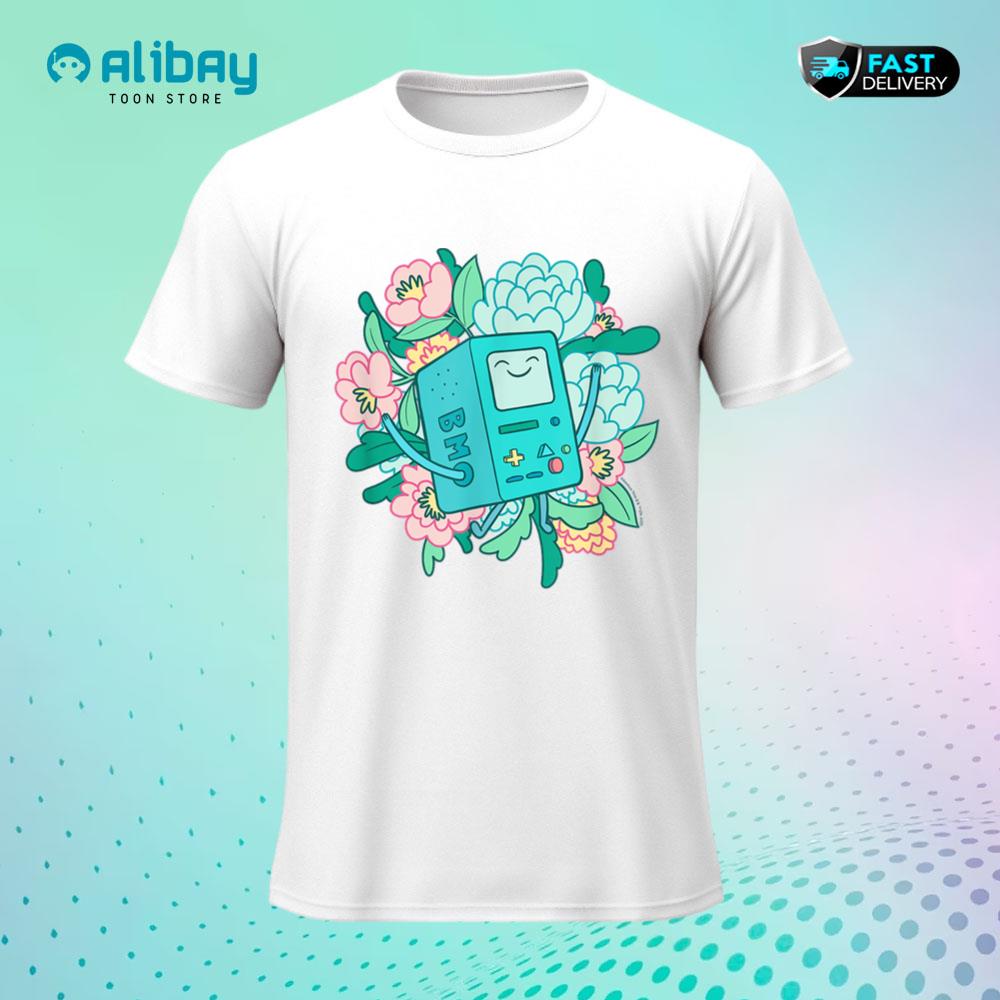 Adventure Time BMO Floral Smile T-Shirt