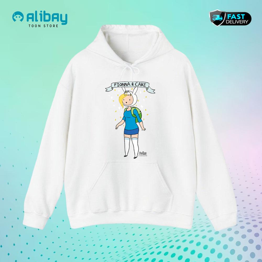 Adventure Time Fionna & Cake Pullover Hoodie