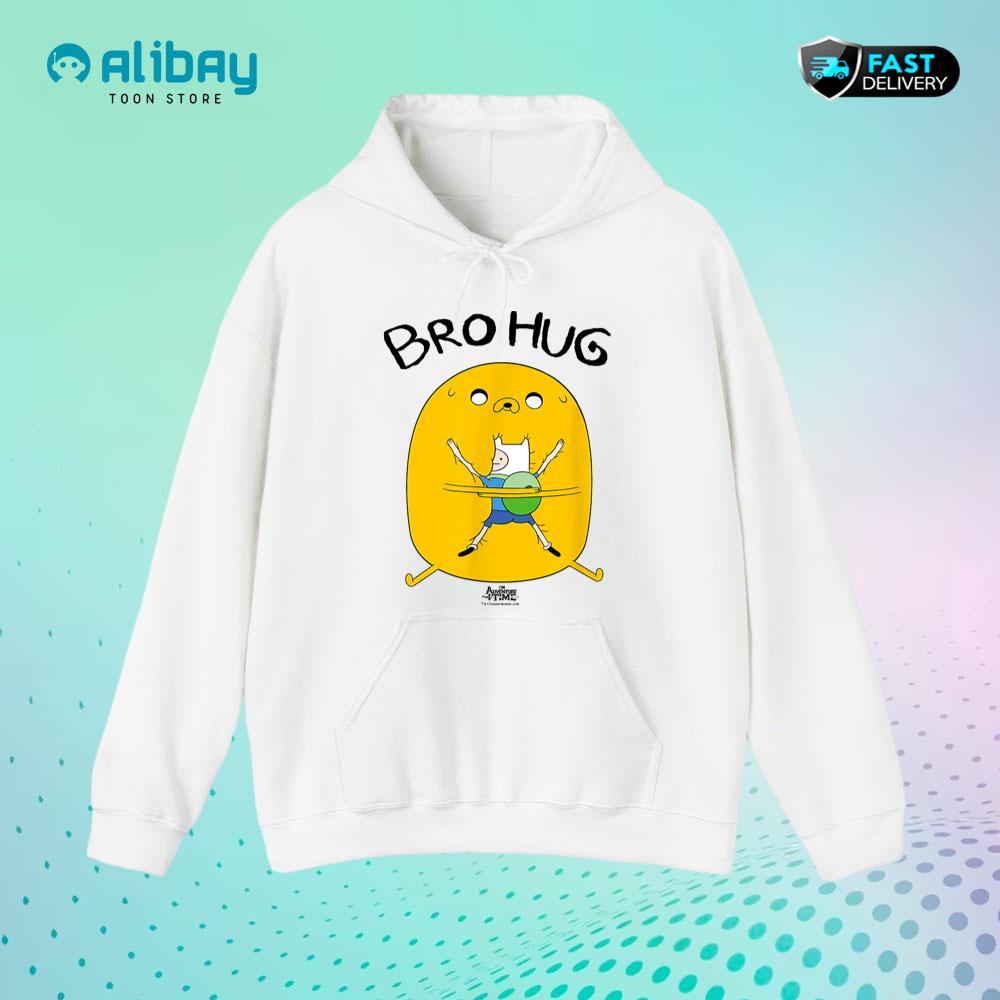 Adventure Time Jake Bro Hug Pullover Hoodie