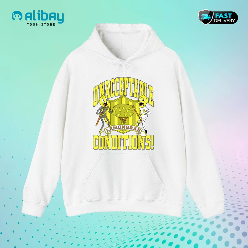 Adventure Time Lemongrab Unacceptable Conditions Pullover Hoodie