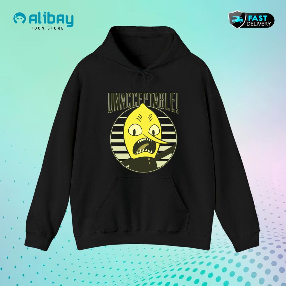 Adventure Time Lemongrab Unacceptable Pullover Hoodie