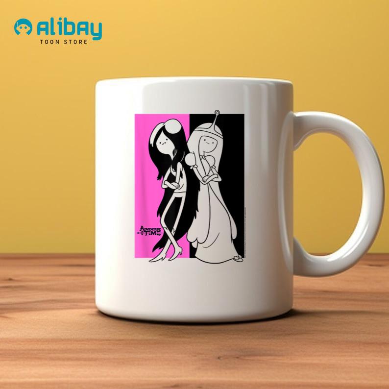 Adventure Time Marceline & Princess Bubblegum Split Coffee Mug