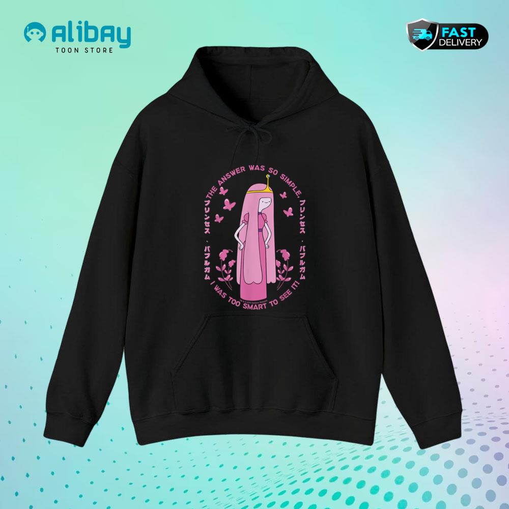 Adventure Time Princess Bubblegum The Answer Was Simple Pullover Hoodie