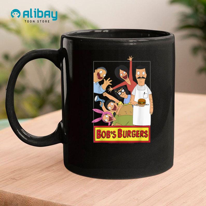 Bob's Burgers Family Shot & Teddy Logo Coffee Mug