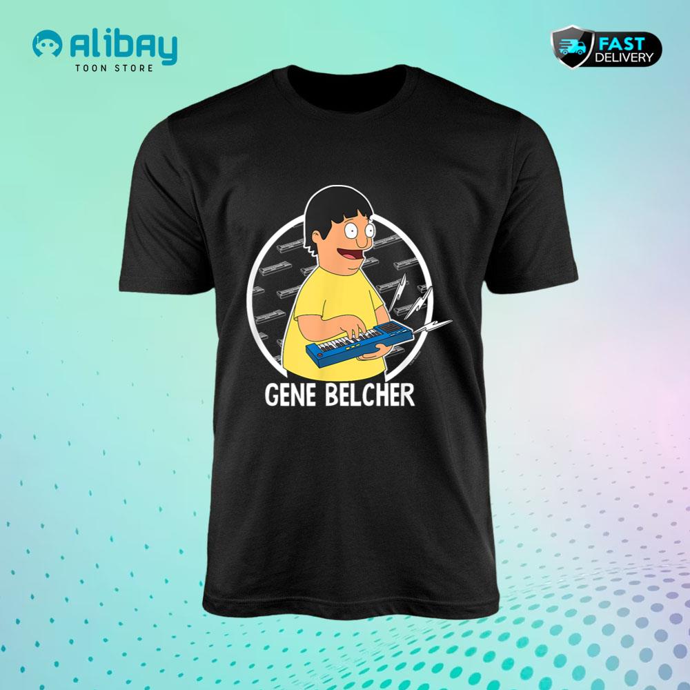 Bob's Burgers Gene Belcher with Keyboard T-Shirt