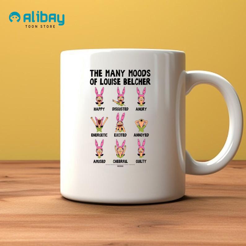 Bob's Burgers Many Moods Of Louise Belcher Coffee Mug