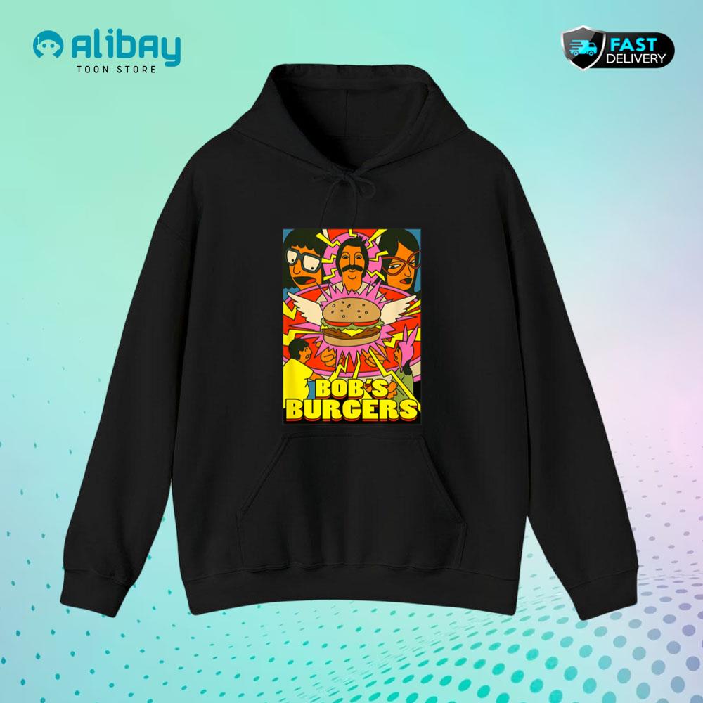 Bob's Burgers Psychedelic Belcher Family Pullover Hoodie