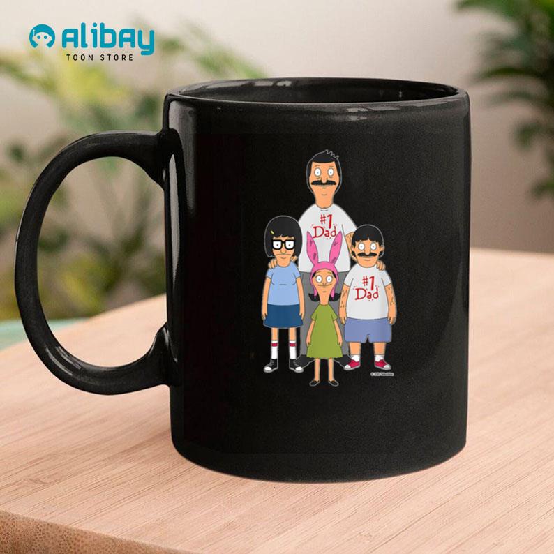 Bobu2019s Burgers Bob Tina Louise and Gene #1 Dad Coffee Mug