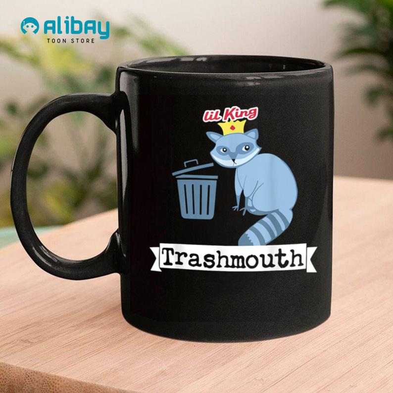 Bobu2019s Burgers Lil King Trashmouth Raccoon Coffee Mug