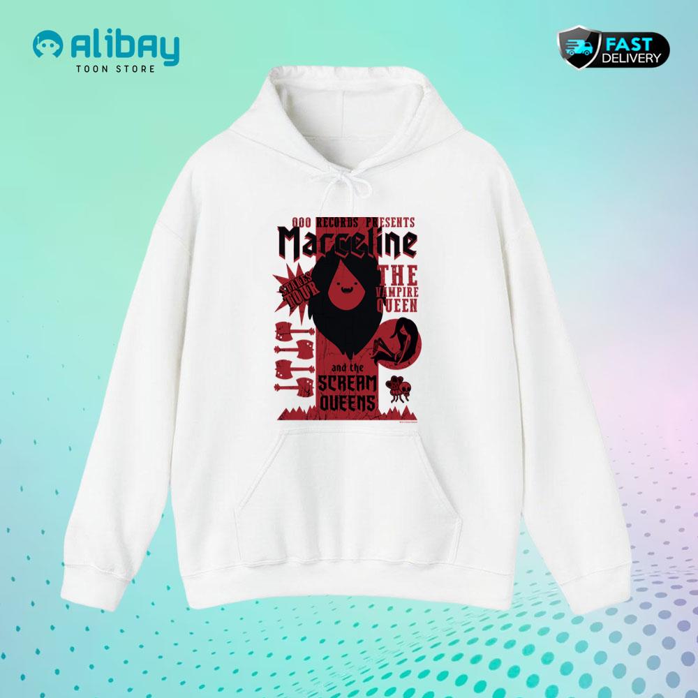 CN Adventure Time Ooo Records Presents Marceline Pullover Hoodie