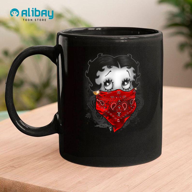 Betty Boop Bandana & Roses Coffee Mug