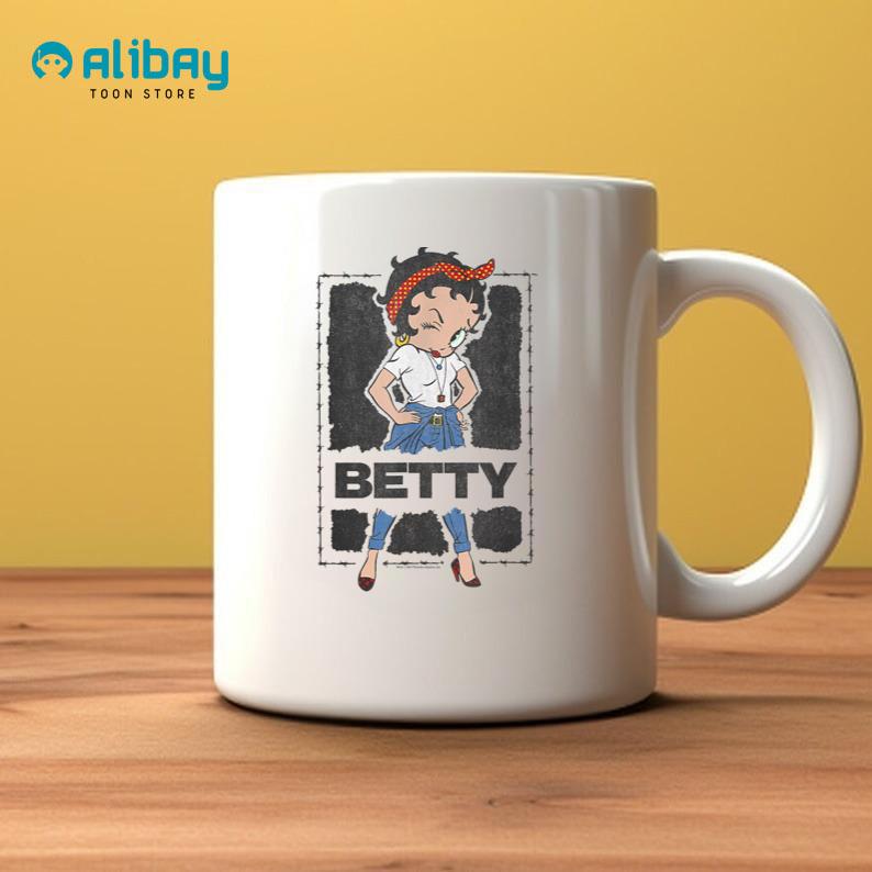 Betty Boop Barbed Wire Frame Coffee Mug