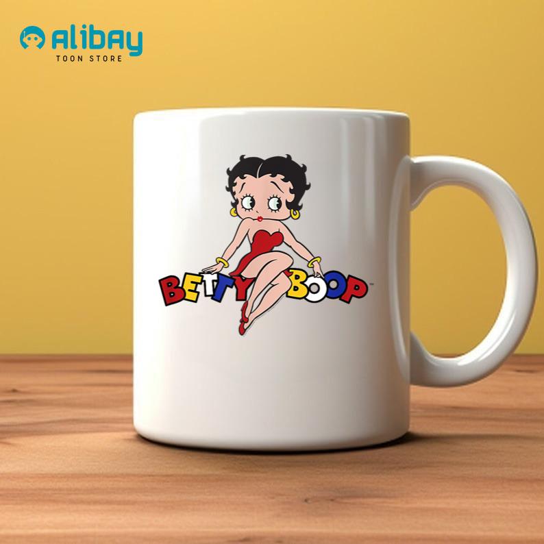 Betty Boop Betty Sitting on Logo Coffee Mug