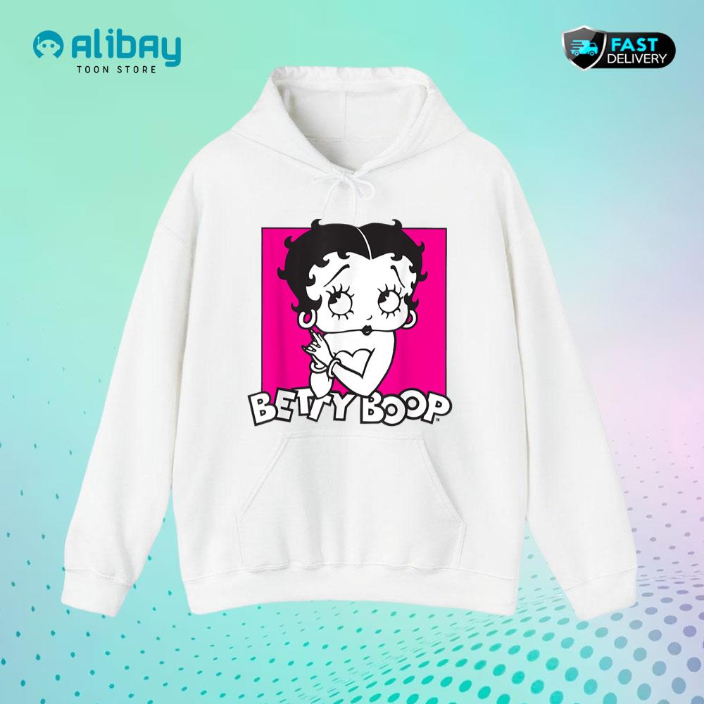 Betty Boop Classic Hands Together Pullover Hoodie