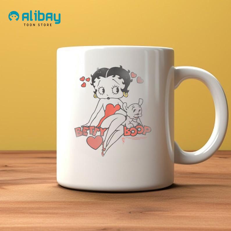 Betty Boop Classic With Pup Coffee Mug