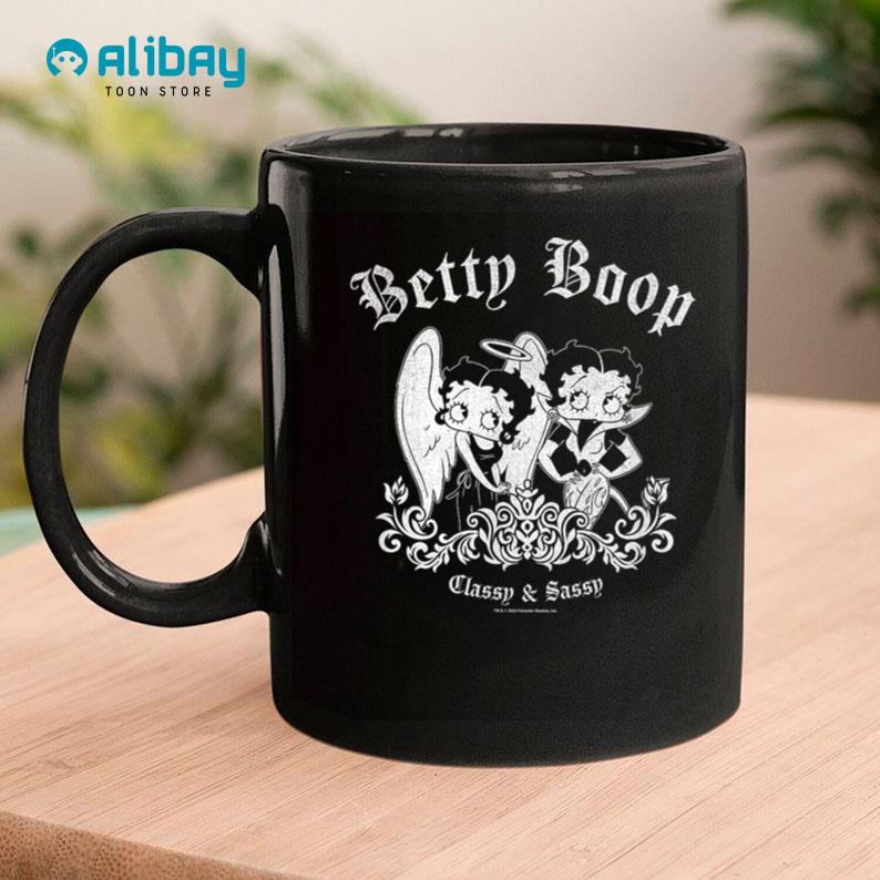 Betty Boop Classy & Sassy Angel & Demon Vintage Logo Coffee Mug