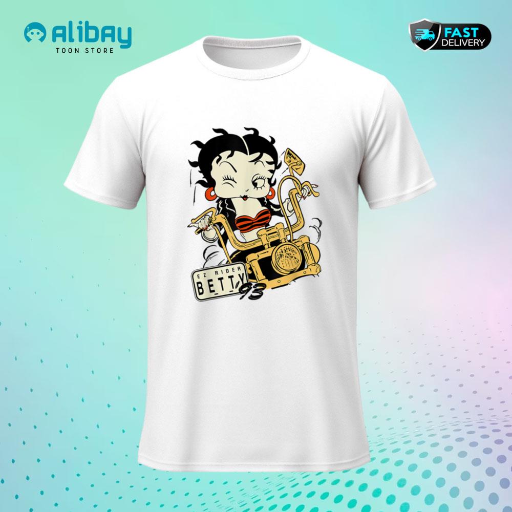 Betty Boop Ez Rider Betty T-Shirt