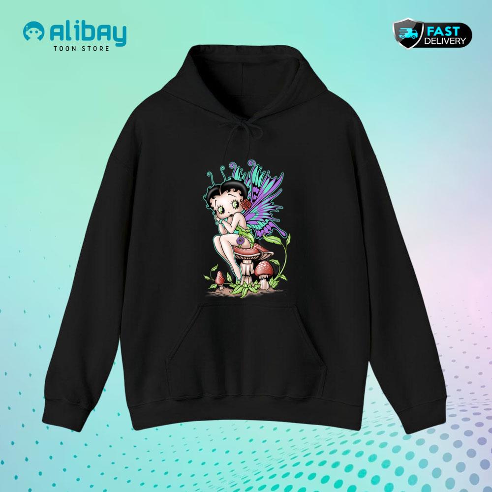 Betty Boop Fairy Pullover Hoodie