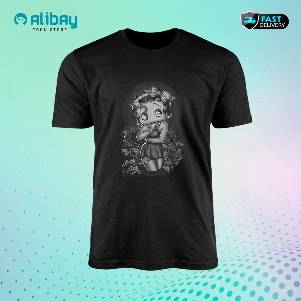 Betty Boop Fashion Roses T-Shirt