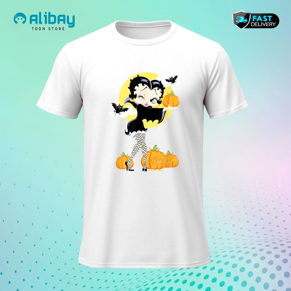 Betty Boop Halloween Sexy Miss Dracula Pumpkin Night T-Shirt