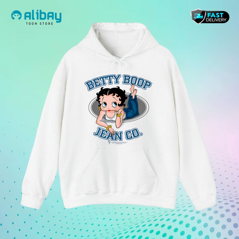 Betty Boop Jean Co Pullover Hoodie