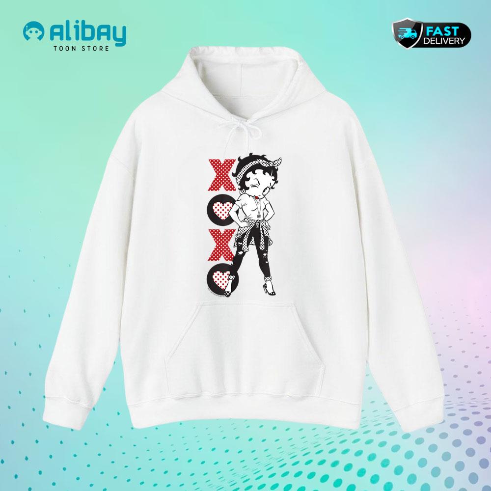 Betty Boop Modern XOXO Pullover Hoodie