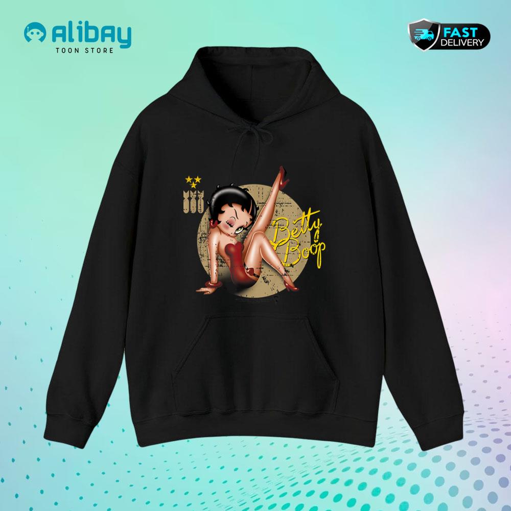 Betty Boop Nose Art Pullover Hoodie