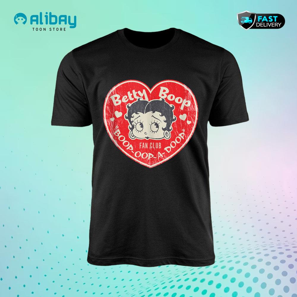 Betty Boop Oop A Doop Love Heart T-Shirt