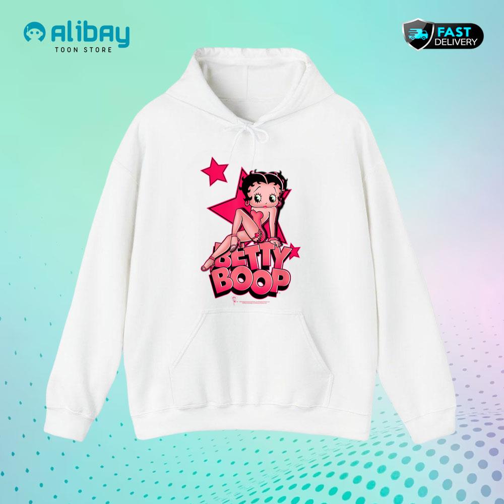 Betty Boop Sexy Star Pullover Hoodie