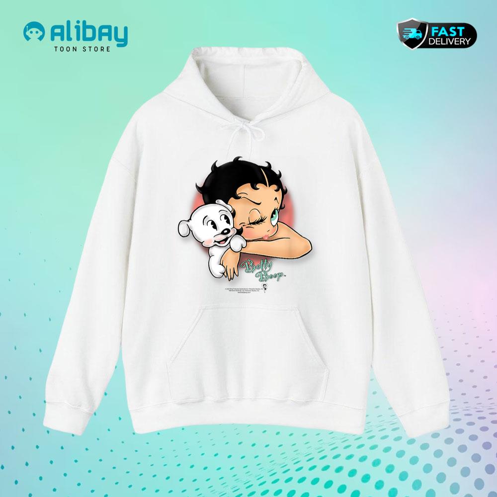 Betty Boop Wink Wink Pullover Hoodie