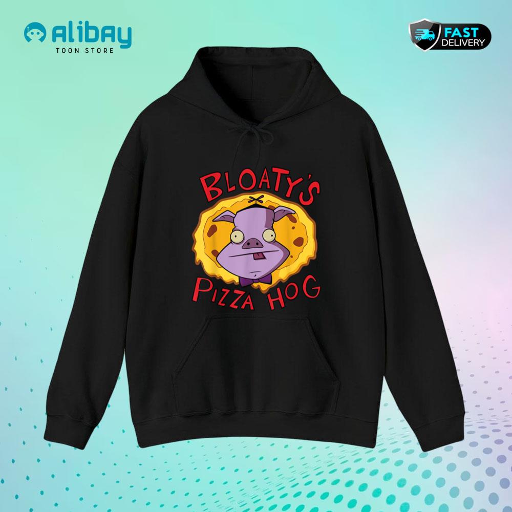 Invader Zim Bloaty's Pizza Hog Pullover Hoodie