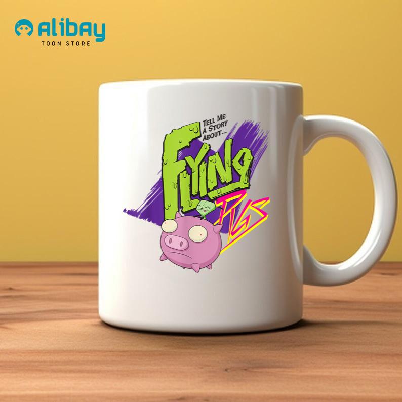 Invader Zim Flying Pigs Coffee Mug