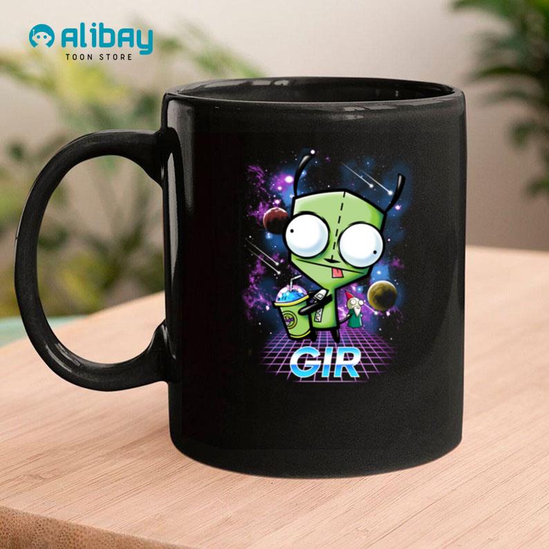 Invader Zim Gir 80's Galaxy Mash Up Coffee Mug