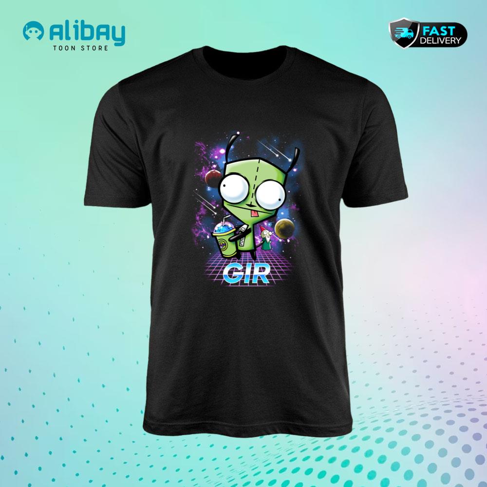 Invader Zim Gir 80's Galaxy Mash Up T-Shirt