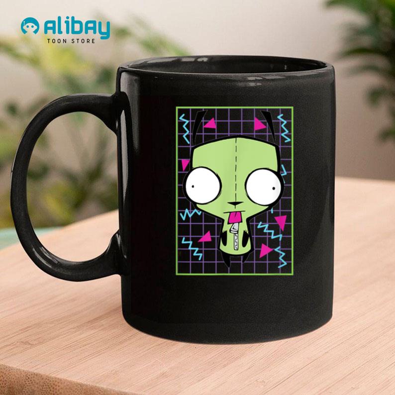 Invader Zim Gir 90s Grid Coffee Mug