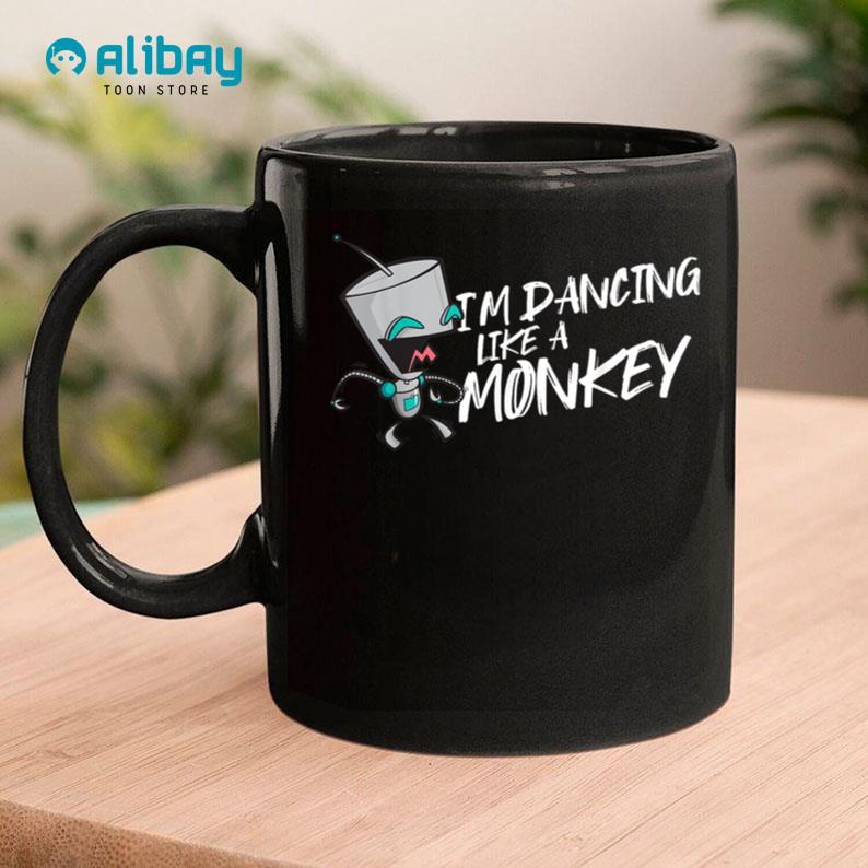 Invader Zim Gir I'm Dancing Like A Monkey Portrait Coffee Mug