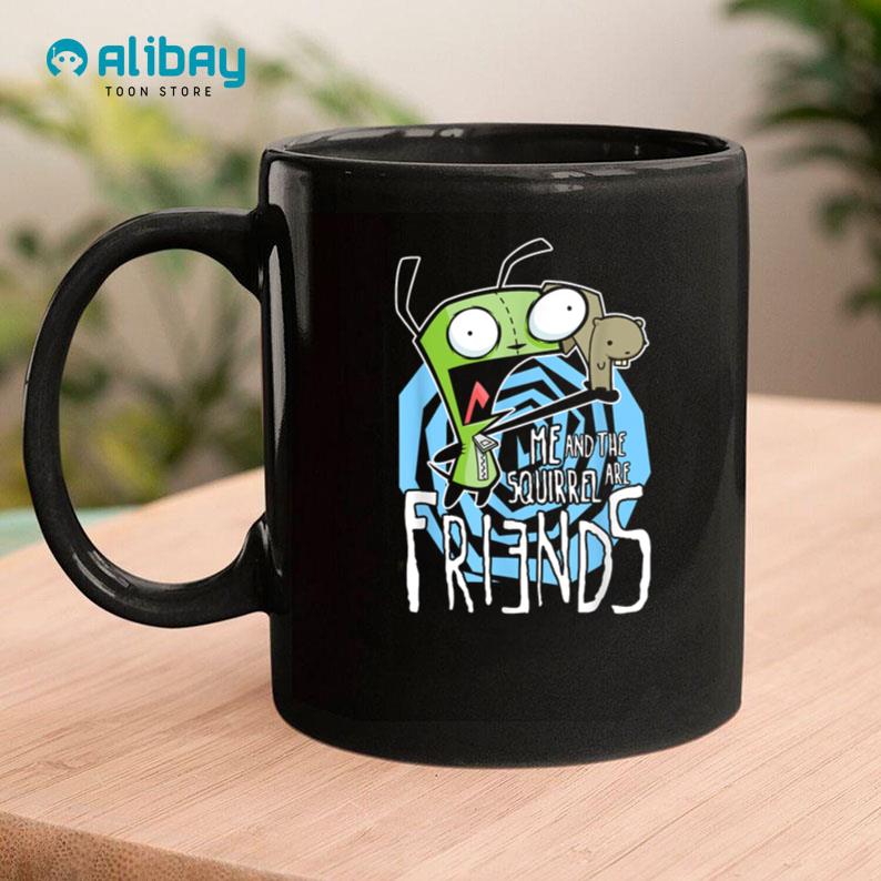 Invader Zim G.I.R Me And The Squirrel Are Friends Funny Logo Coffee Mug