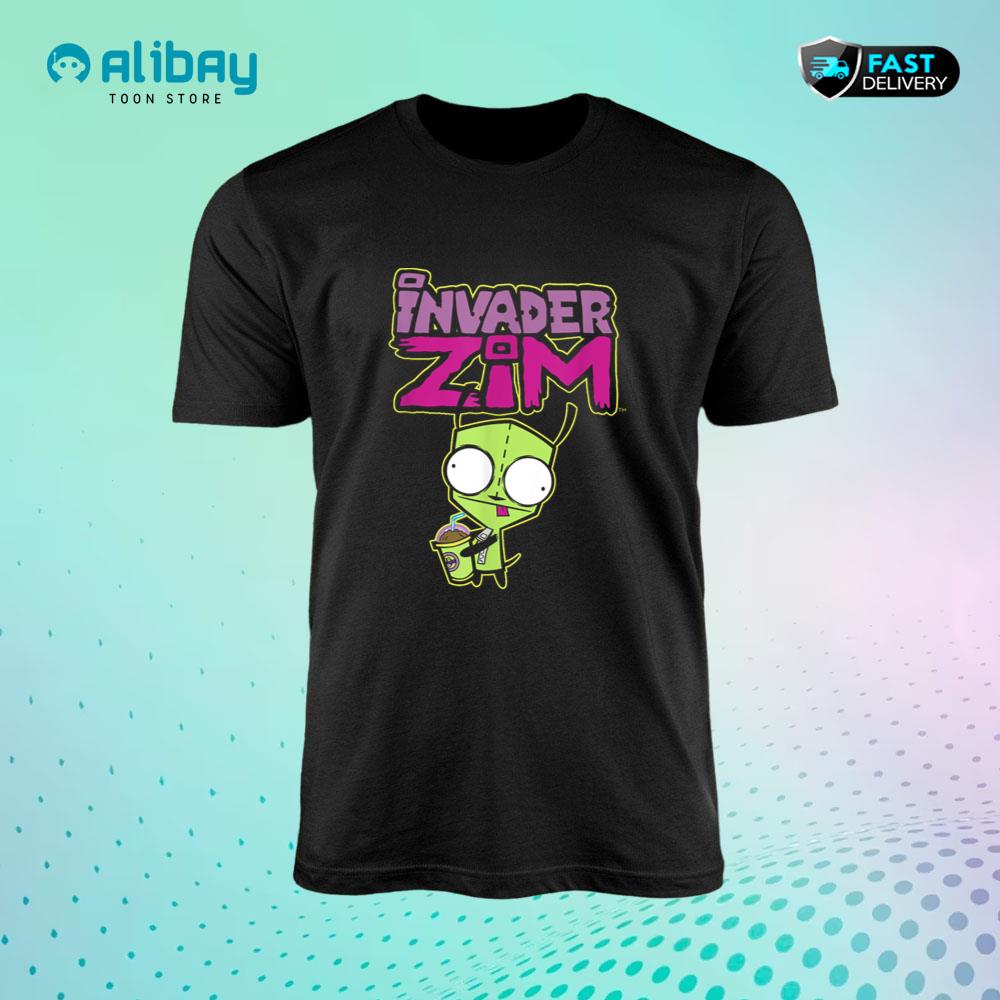 Invader Zim G.I.R Milkshake Foodie Dog Logo T-Shirt