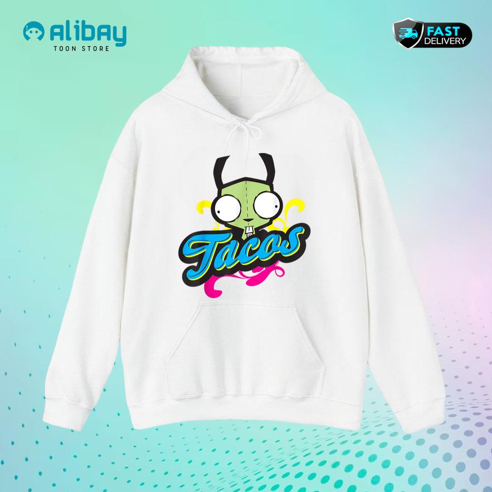 Invader Zim Gir Taco Pullover Hoodie