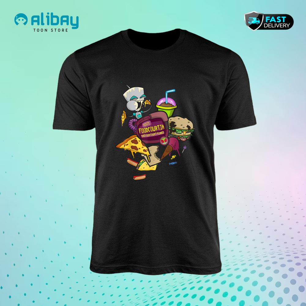 Invader Zim Gir Visit Foodcourtia T-Shirt