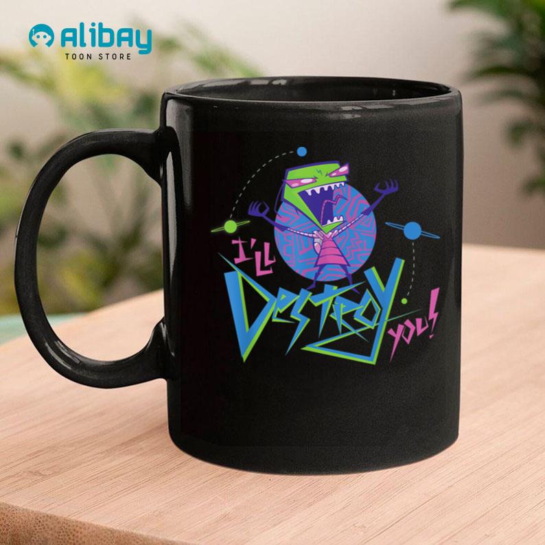 Invader Zim I Will Destroy You Coffee Mug