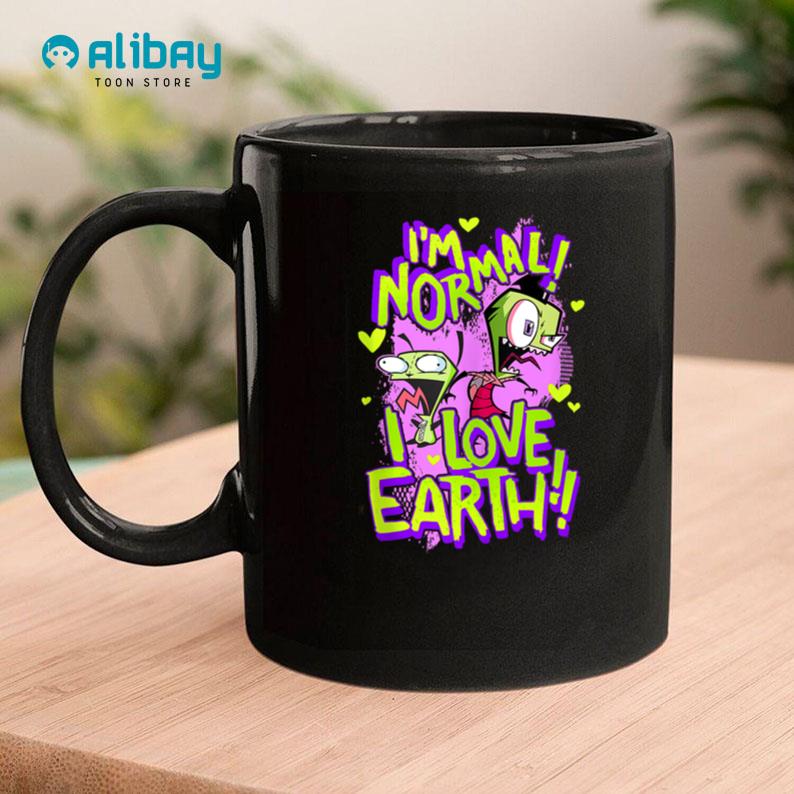 Invader Zim I'm Normal I Love Earth Day Coffee Mug