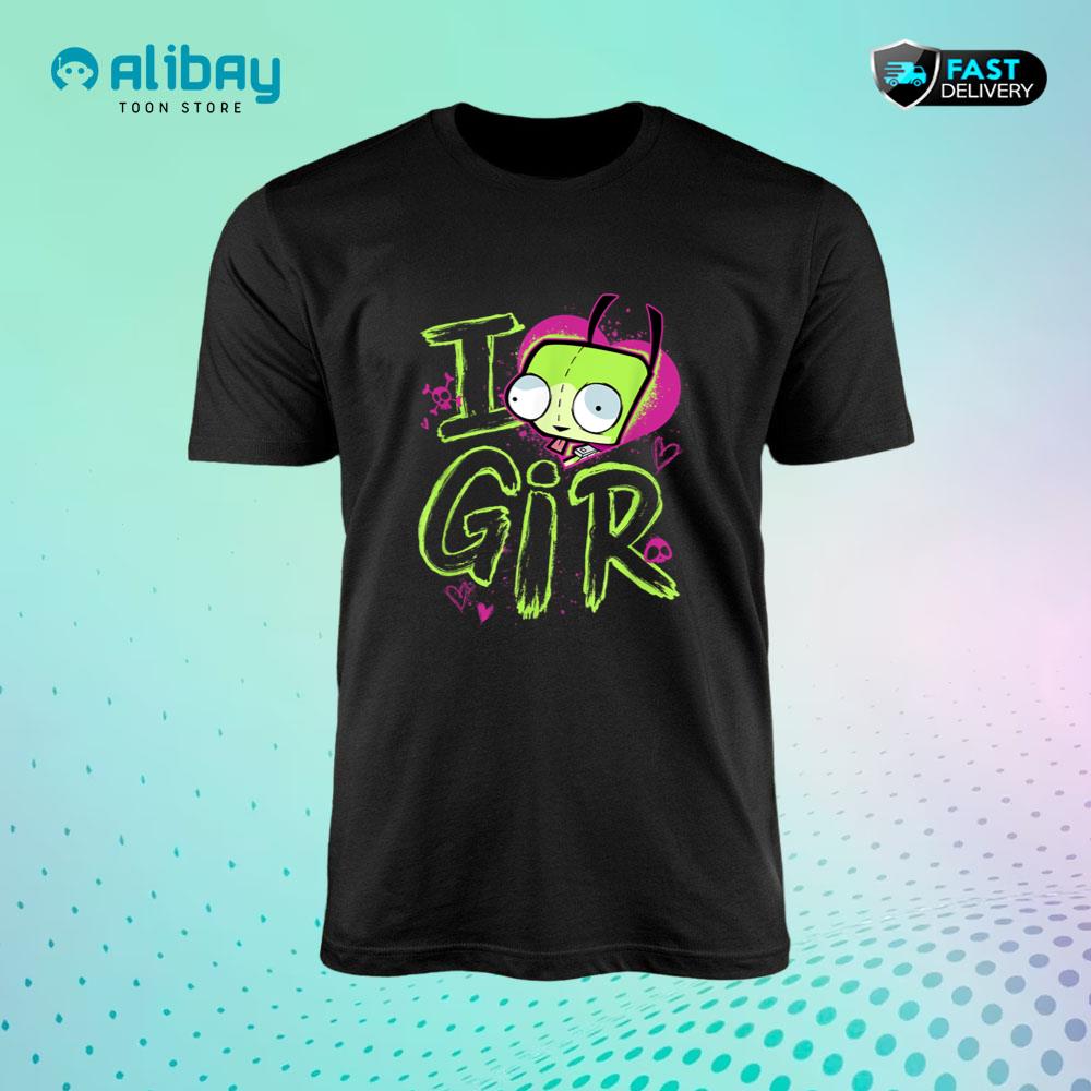 Invader Zim Valentine's Day I Love Gir T-Shirt