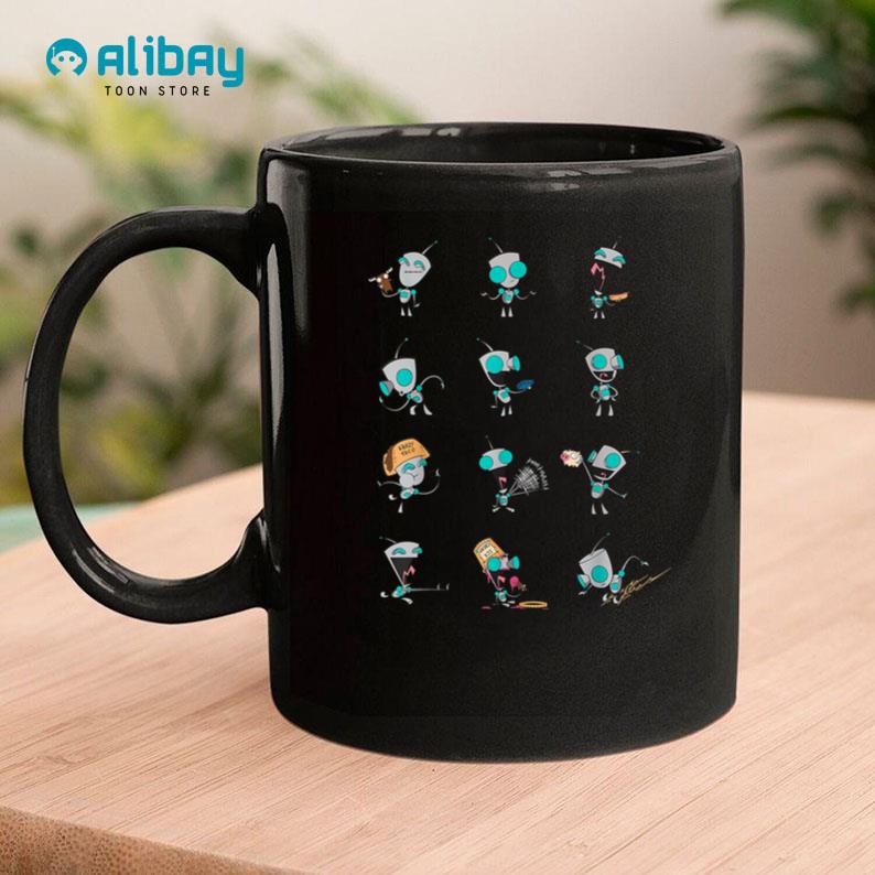 Nickelodeon Invader Zim - Gir Emotions Coffee Mug