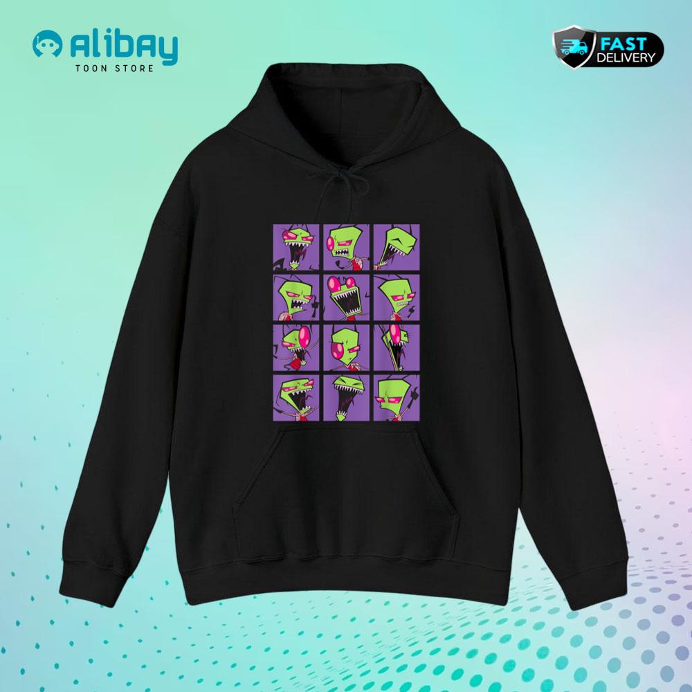 Nickelodeon Invader Zim Freak Out Collage Pullover Hoodie