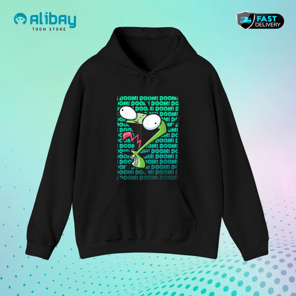 Nickelodeon Invader Zim GIR Impending DOOM Song Pullover Hoodie