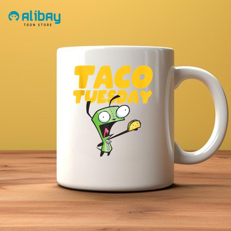 Nickelodeon Invader Zim GIR Taco Tuesday's Coffee Mug