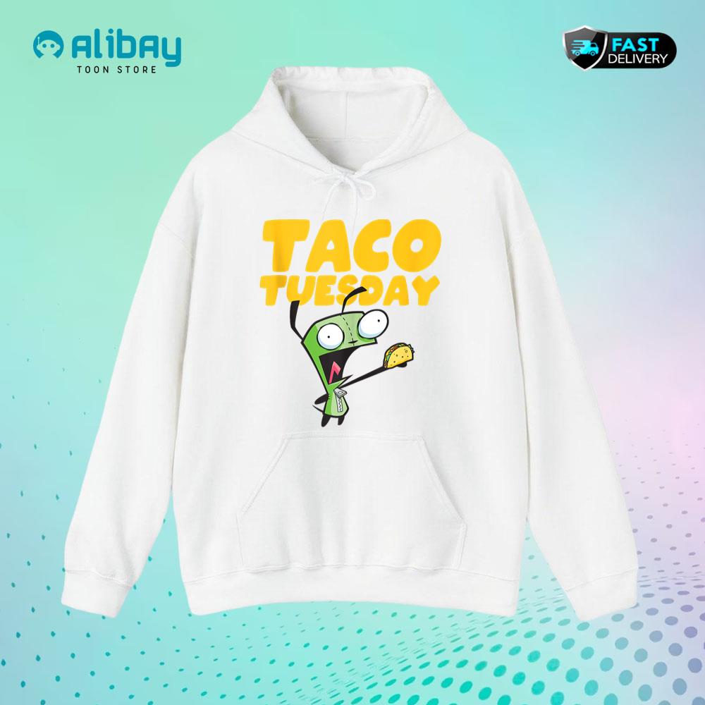 Nickelodeon Invader Zim GIR Taco Tuesday's Pullover Hoodie